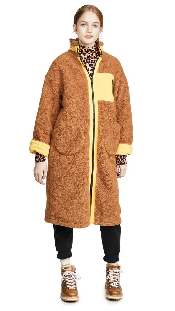 商品J.O.A.|J.O.A. Zip Up Long Teddy Jacket,价格¥741,第1张图片