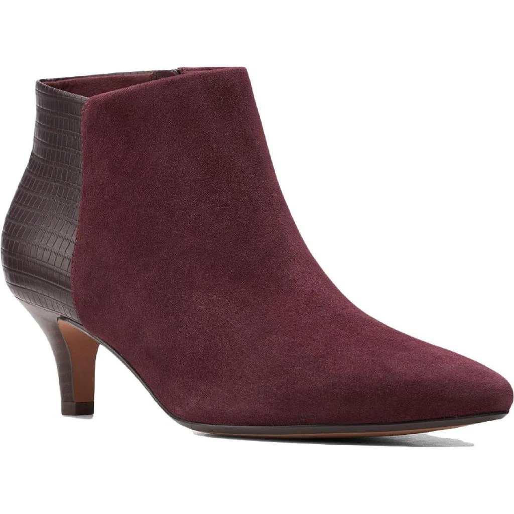 商品Clarks|Clarks Linvale Sea Women's Leather Pointed Toe Ankle Booties,价格¥253,第1张图片