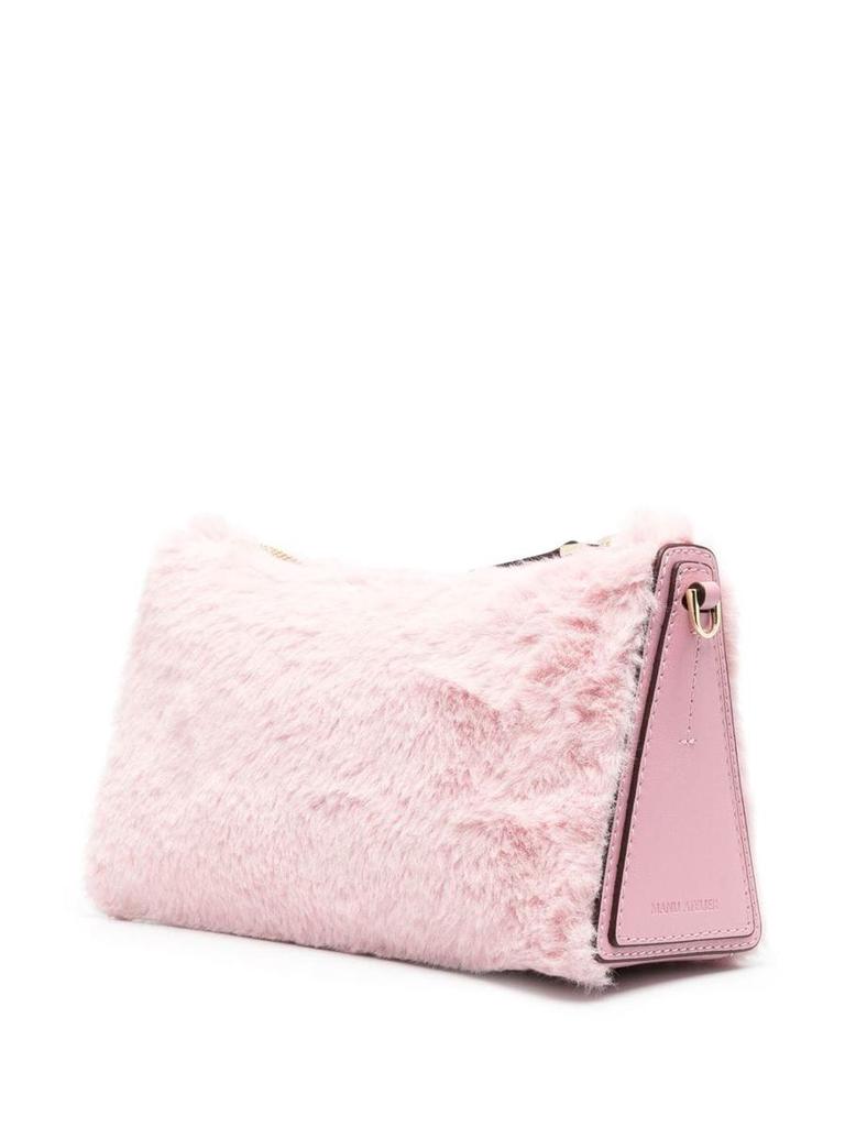 MANU ATELIER Mini Prism faux fur shoulder bag商品第4张图片规格展示