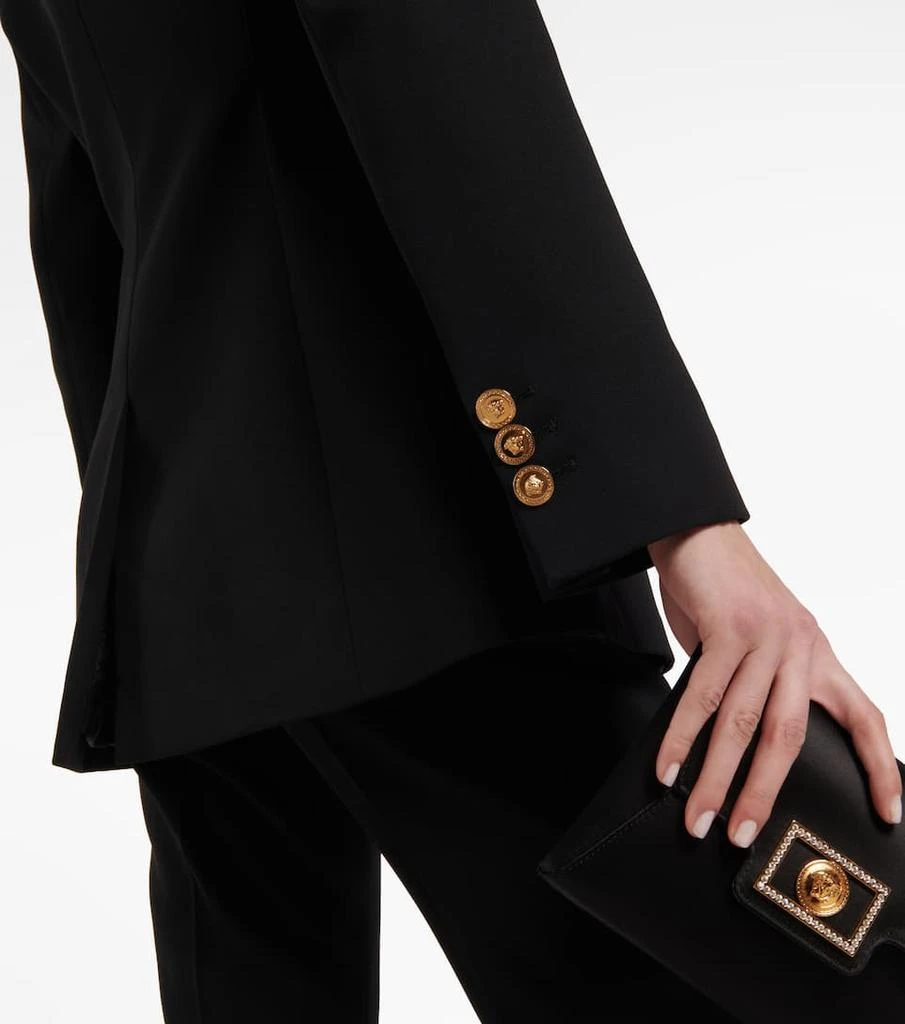商品Versace|Single-breasted wool blazer,价格¥22618,第5张图片详细描述