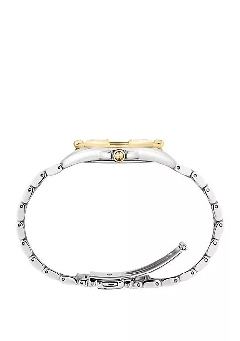 商品Seiko|Womens Silver Tone Diamond Bezel Watch With Mother Of Pearl Dial,价格¥3282,第3张图片详细描述
