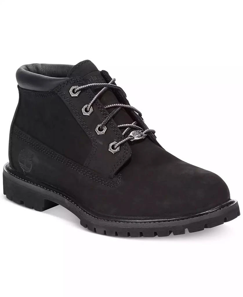 商品Timberland|Women's Nellie Lace Up Utility Waterproof Lug Sole Boots from Finish Line,价格¥746,第1张图片