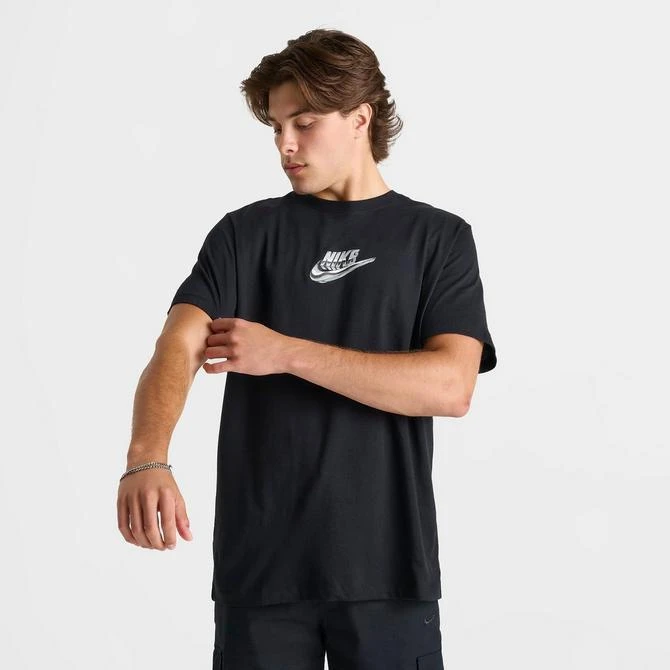 商品NIKE|Men's Nike Sportswear Chrome Futura Logo T-Shirt,价格¥261,第3张图片详细描述