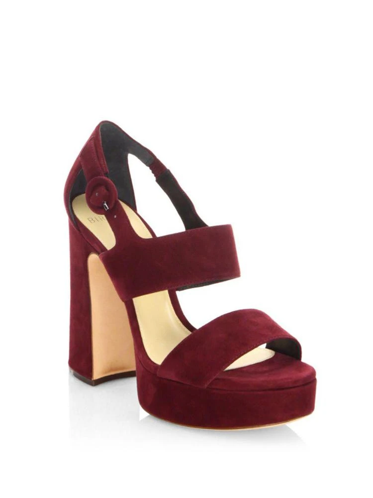 商品Alexandre Birman|Elouise Suede Platform Sandals,价格¥2063,第1张图片