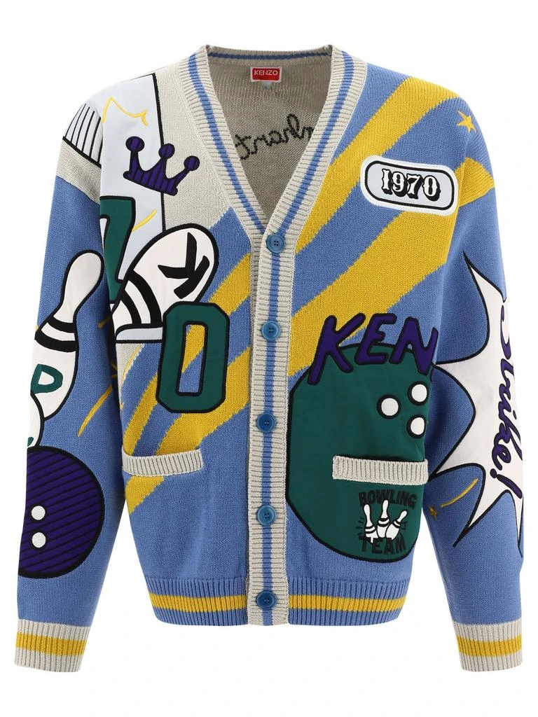 商品Kenzo|Kenzo Bowling Elephant Buttoned Cardigan,价格¥5264,第1张图片