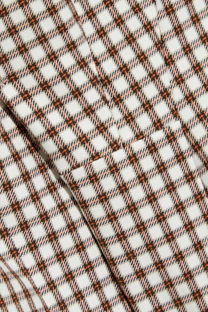 商品Theory|Checked cotton-blend jacket,价格¥1208,第2张图片详细描述