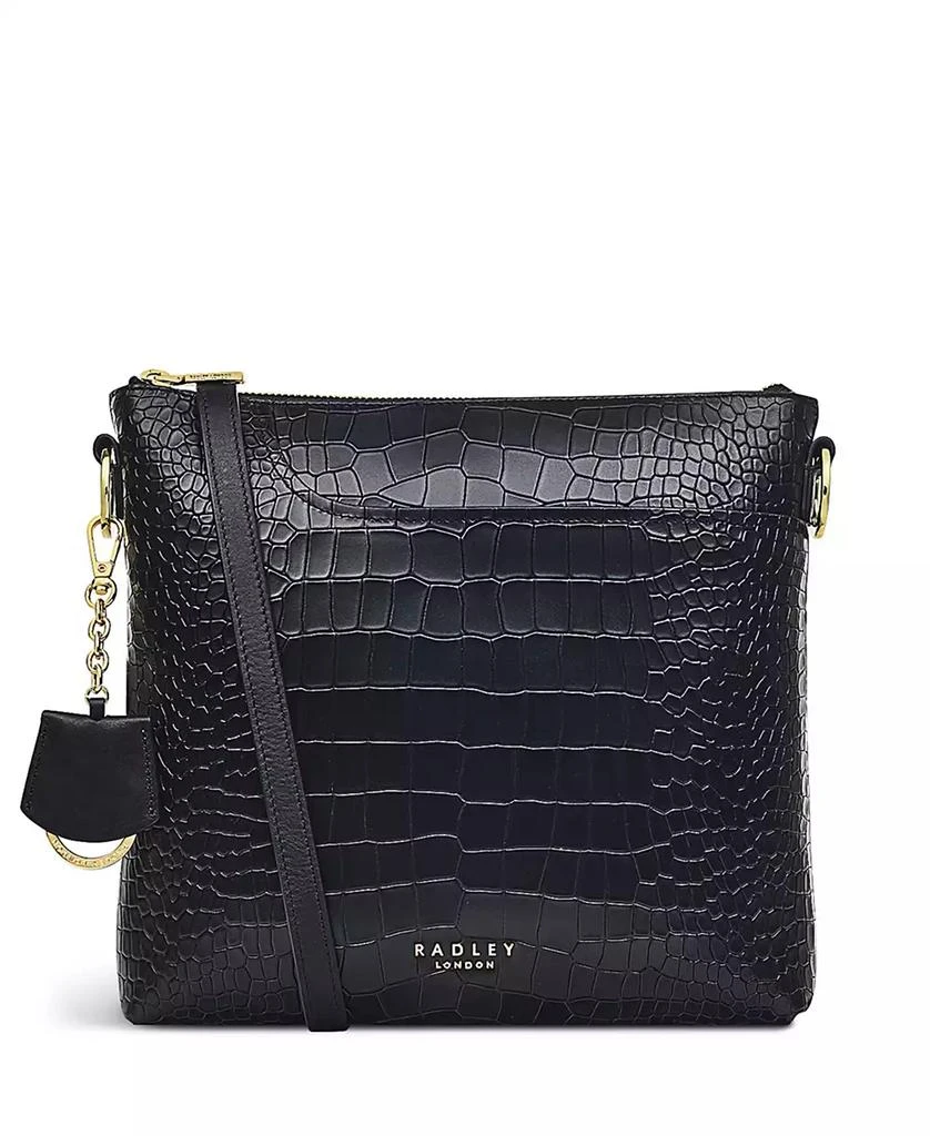 商品Radley|Women's Pockets 2.0 Faux Croc Small Zip Top Crossbody,价格¥1630,第1张图片