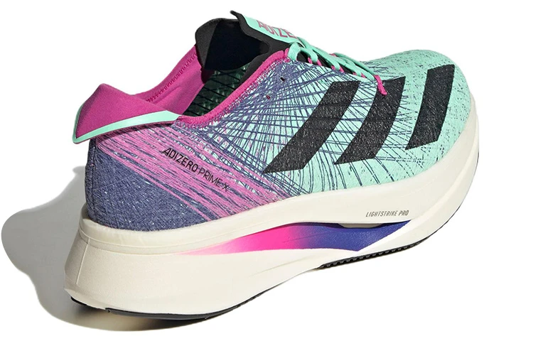 商品[国内直发] Adidas|adidas Adizero Prime X 舒适百搭 织物减震防滑耐磨轻便透气 低帮 碳板 马拉松跑步鞋 男女同款 绿紫红,价格¥1220,第5张图片详细描述