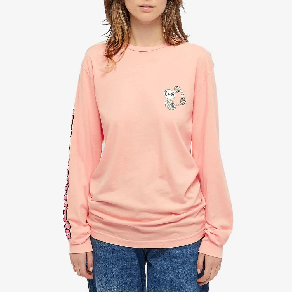 商品RIPNDIP|RIPNDIP Long Sleeve Attitude Print Top,价格¥200,第3张图片详细描述