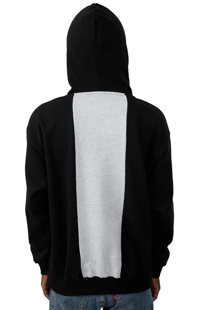 商品X-Large|Patchwork Pullover Hoodie - Black,价格¥247,第3张图片详细描述