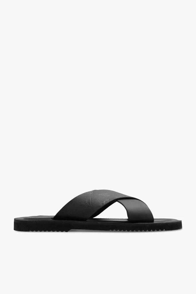 商品Emporio Armani|Slides with logo,价格¥1514,第1张图片