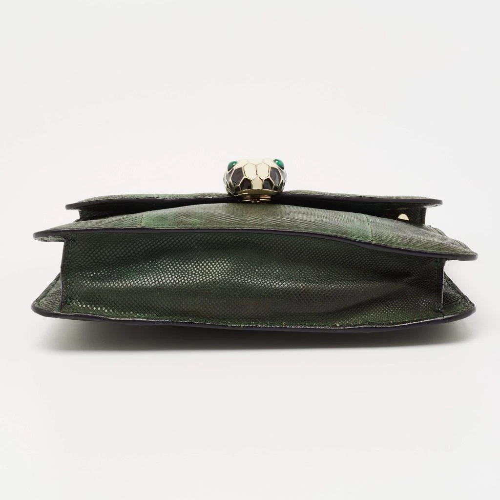 Bvlgari Green/Black Karung Serpenti Forever Shoulder Bag 商品