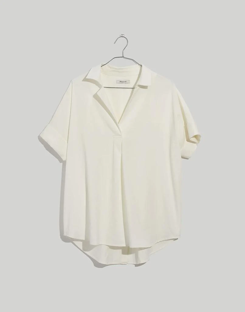 商品Madewell|Courier Button-Back Shirt in Pure White,价格¥315,第4张图片详细描述
