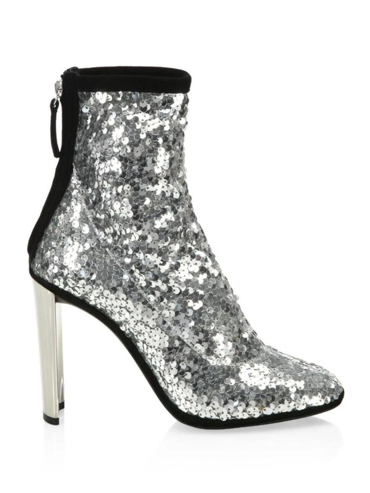 商品Giuseppe Zanotti|Sequin 105 Metallic Booties,价格¥2685,第5张图片详细描述