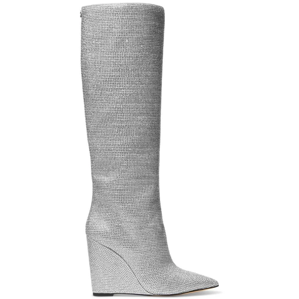 商品Michael Kors|Women's Isra Pointed-Toe Wedge Dress Boots,价格¥411,第5张图片详细描述