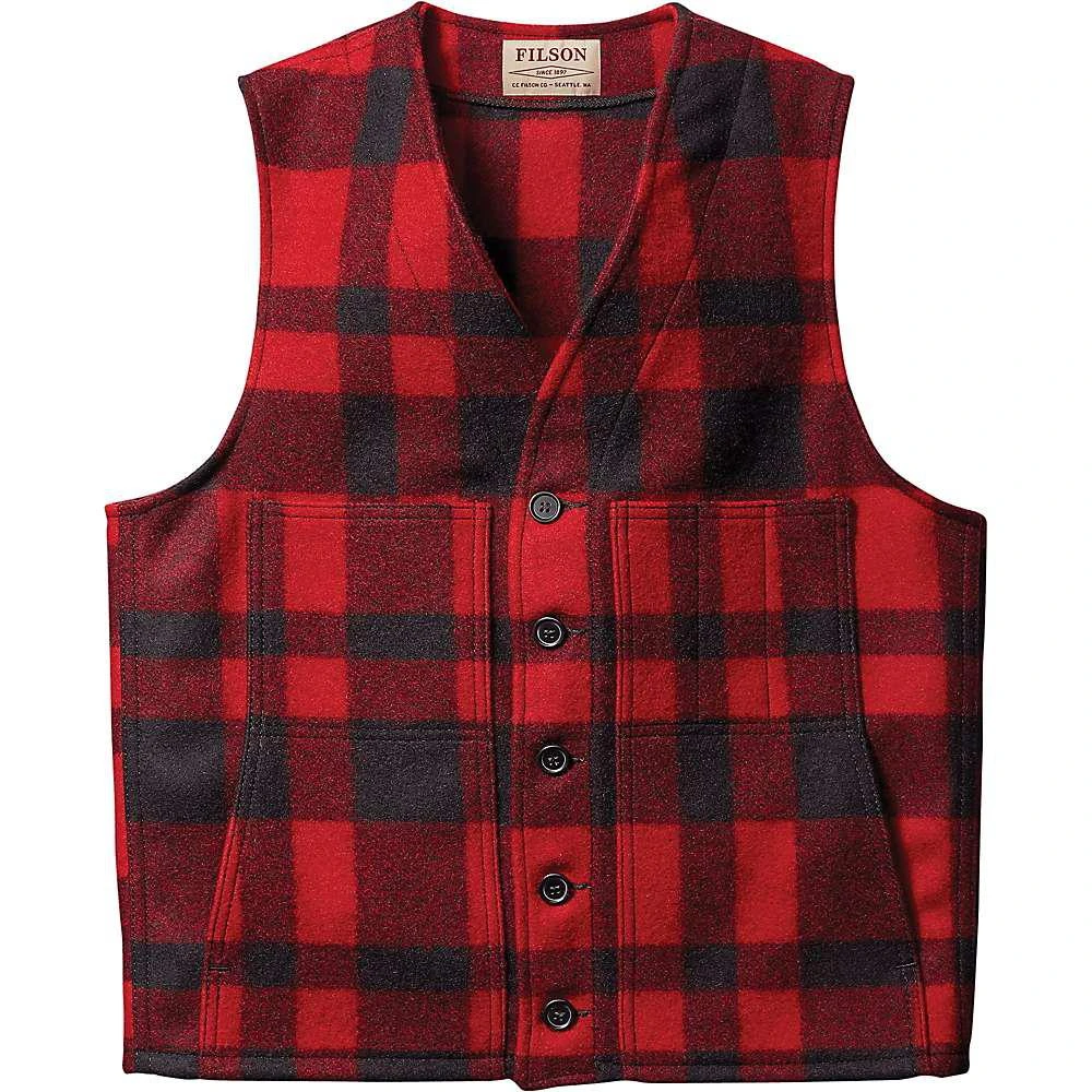 商品Filson|Filson Men's Mackinaw Wool Vest,价格¥1656,第2张图片详细描述