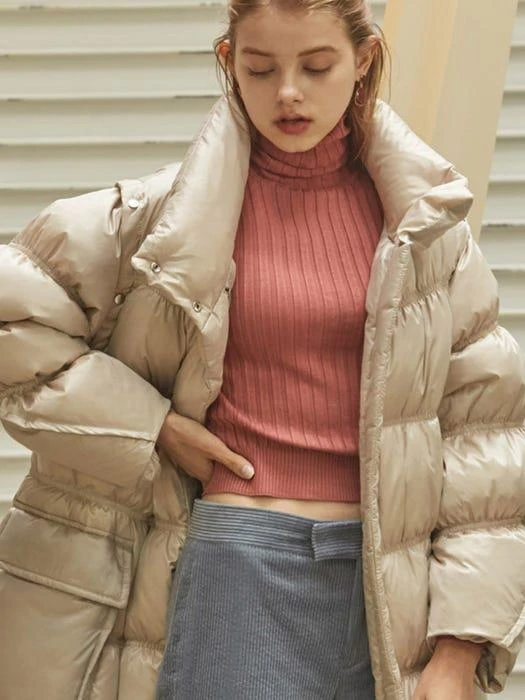 商品NUVO.10|Detachable Sleeve Belted Down Jacket,价格¥2704,第1张图片