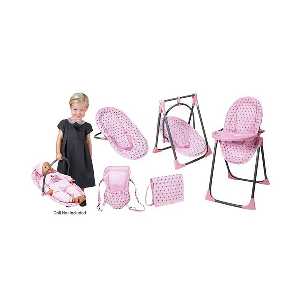 商品Lissi Dolls|Lissi Doll 6-in-1 Convertible Highchair Play Set,价格¥299,第4张图片详细描述