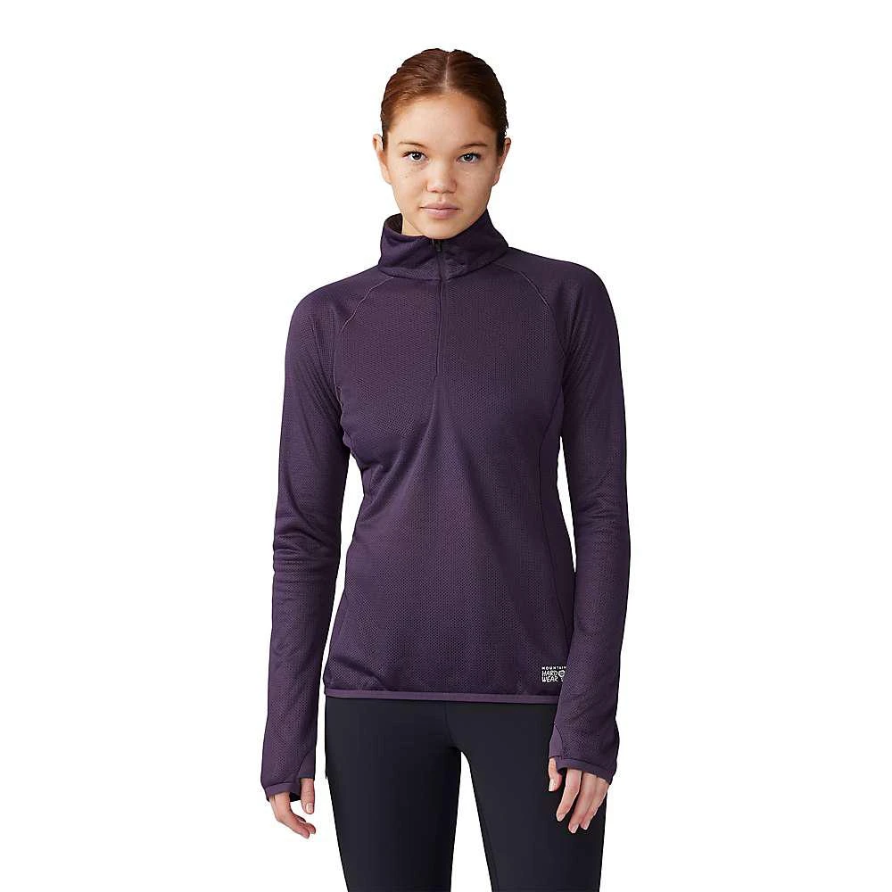 商品Mountain Hardwear|Mountain Hardwear Women's AirMesh 1/4 Zip Top,价格¥442,第1张图片