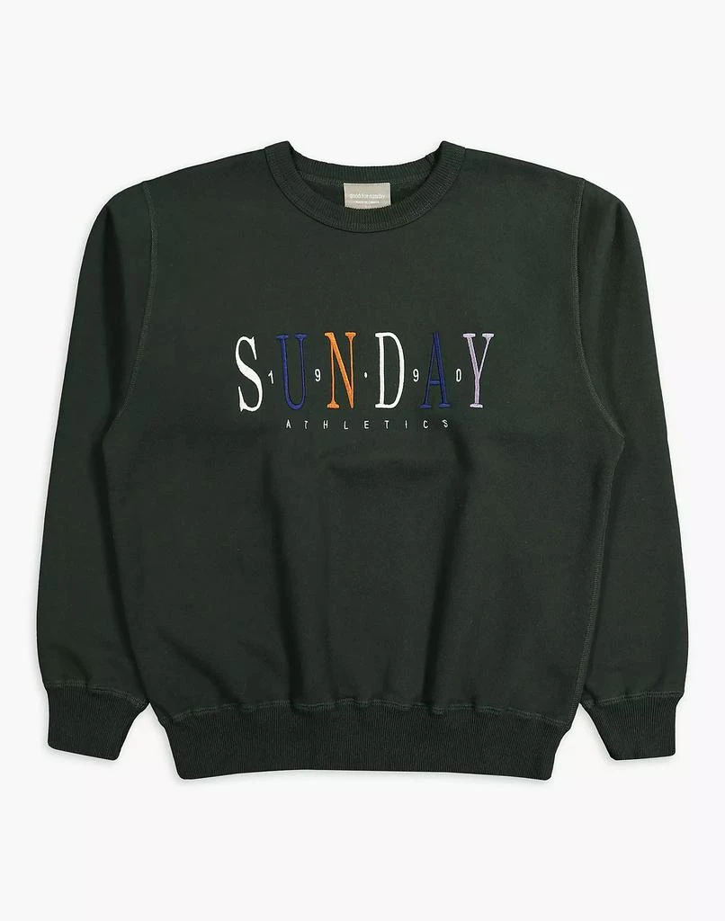 商品Madewell|Good for Sunday Heritage Oversized Crewneck,价格¥750,第3张图片详细描述