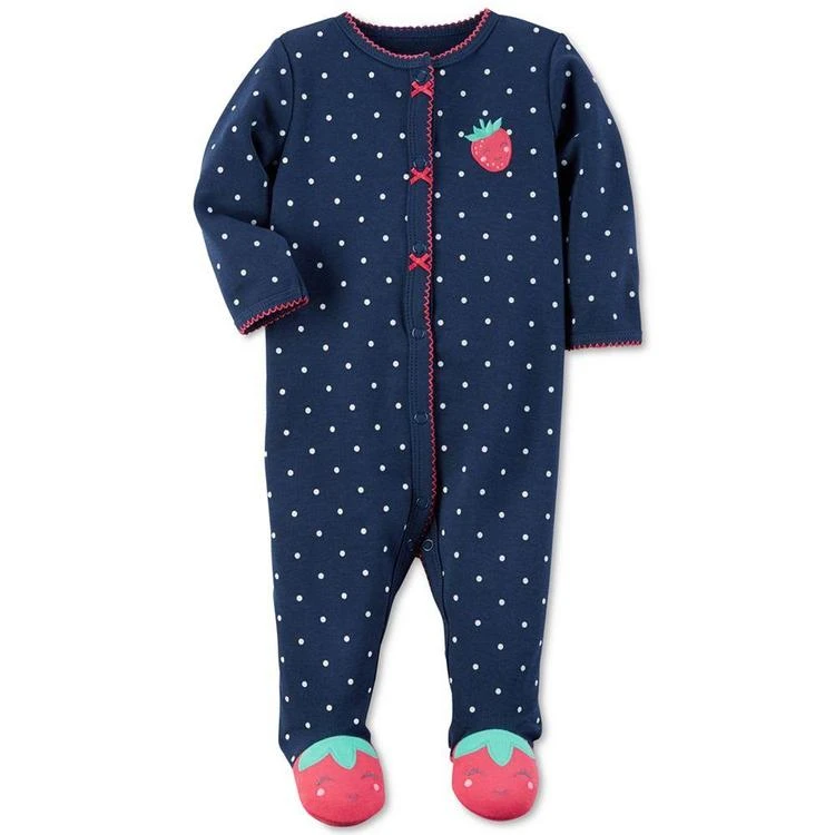 商品Carter's|女婴包脚连体衣,价格¥60,第1张图片
