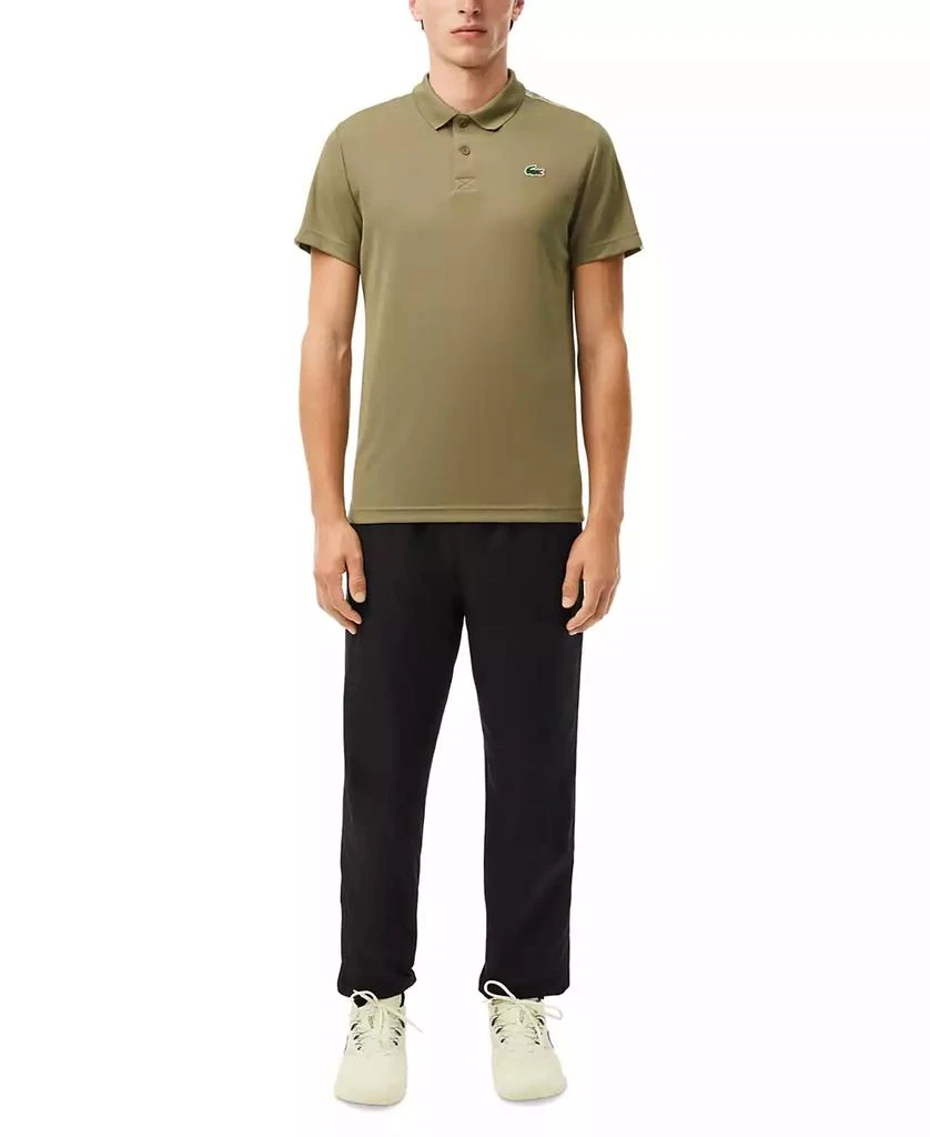 商品Lacoste|Men's Jacquard Striped Polo Shirt,价格¥824,第3张图片详细描述