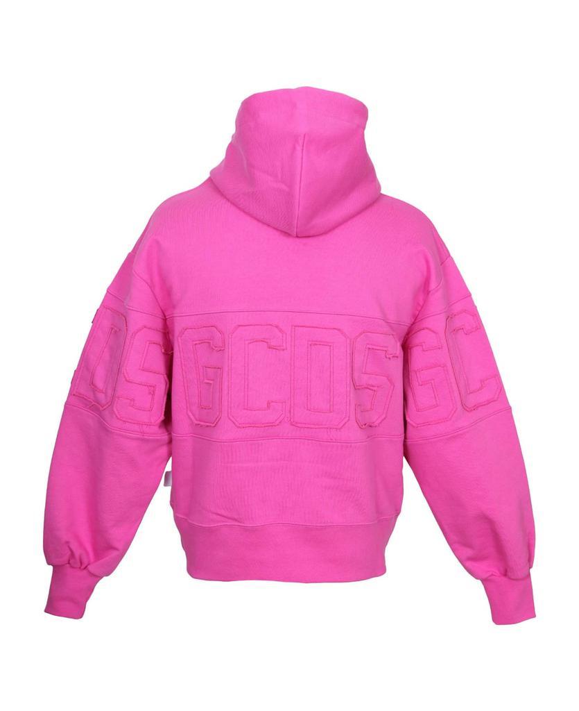 商品GCDS|Sweatshirt In Cotton Jersey Color Fuchsia,价格¥3842,第4张图片详细描述