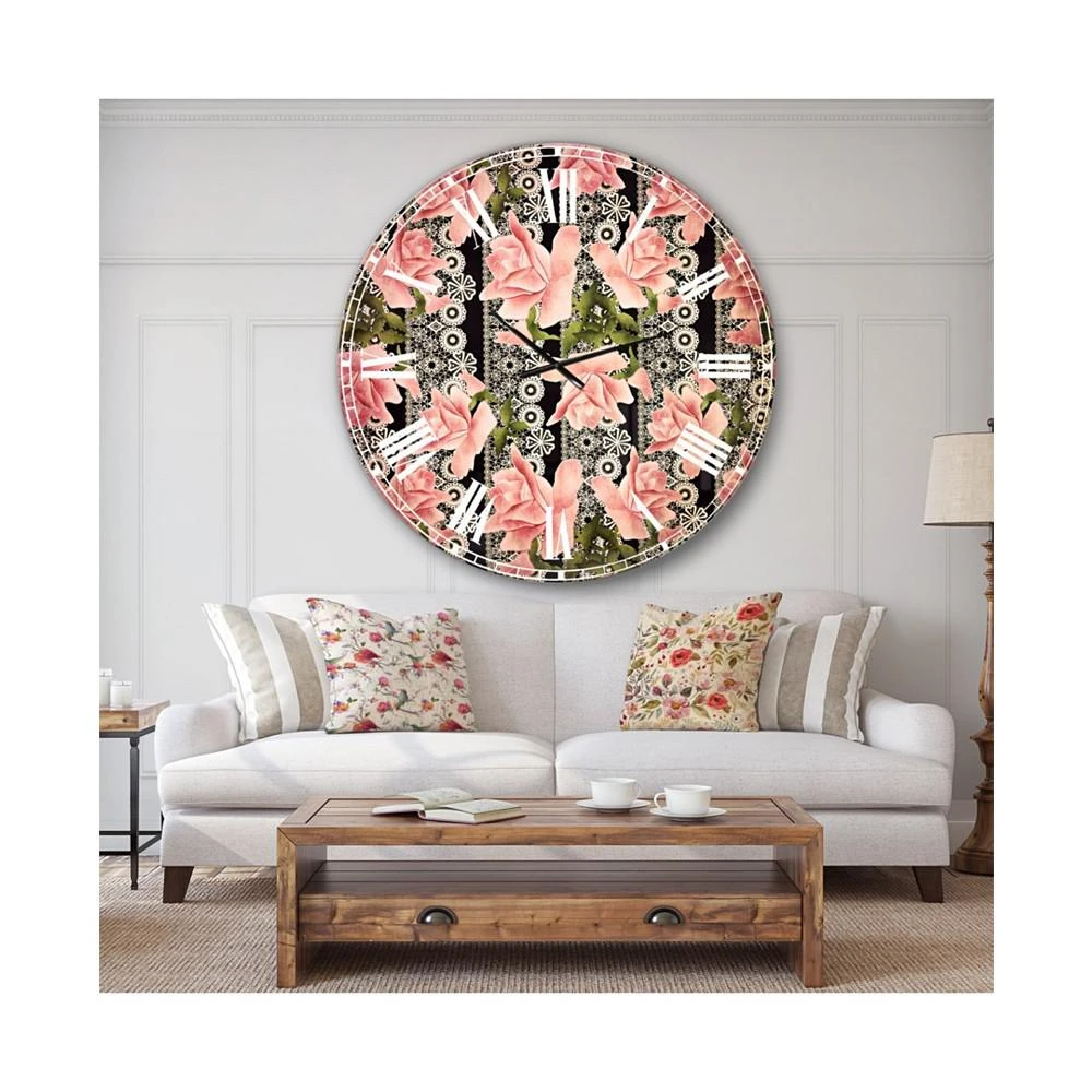 商品Designart|Digital Art Oversized Round Metal Wall Clock - 36 x 36,价格¥1734,第3张图片详细描述