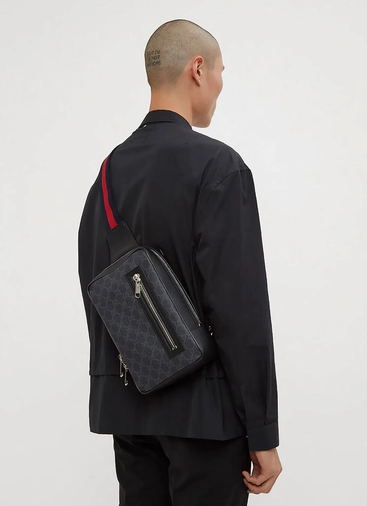商品Gucci|GG Supreme Web Belt Cross Body Bag,价格¥8322,第2张图片详细描述