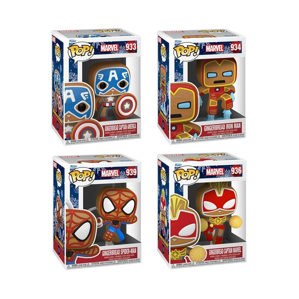 商品Funko|Funko Plaster of Paris Marvel Holiday Collectors Set, 4 Pieces,价格¥235,第2张图片详细描述