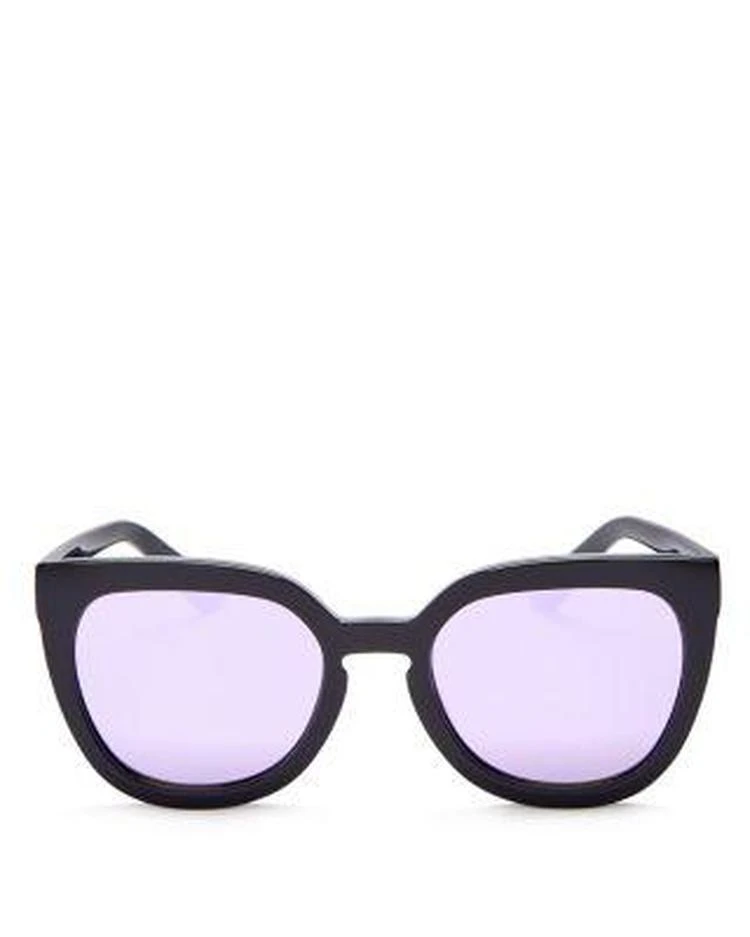 商品Quay|Women's Noosa Mirrored Cat Eye Sunglasses, 52mm,价格¥408,第1张图片