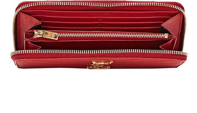 商品Yves Saint Laurent|Monogram Leather Zip-Around Wallet,价格¥5353,第4张图片详细描述