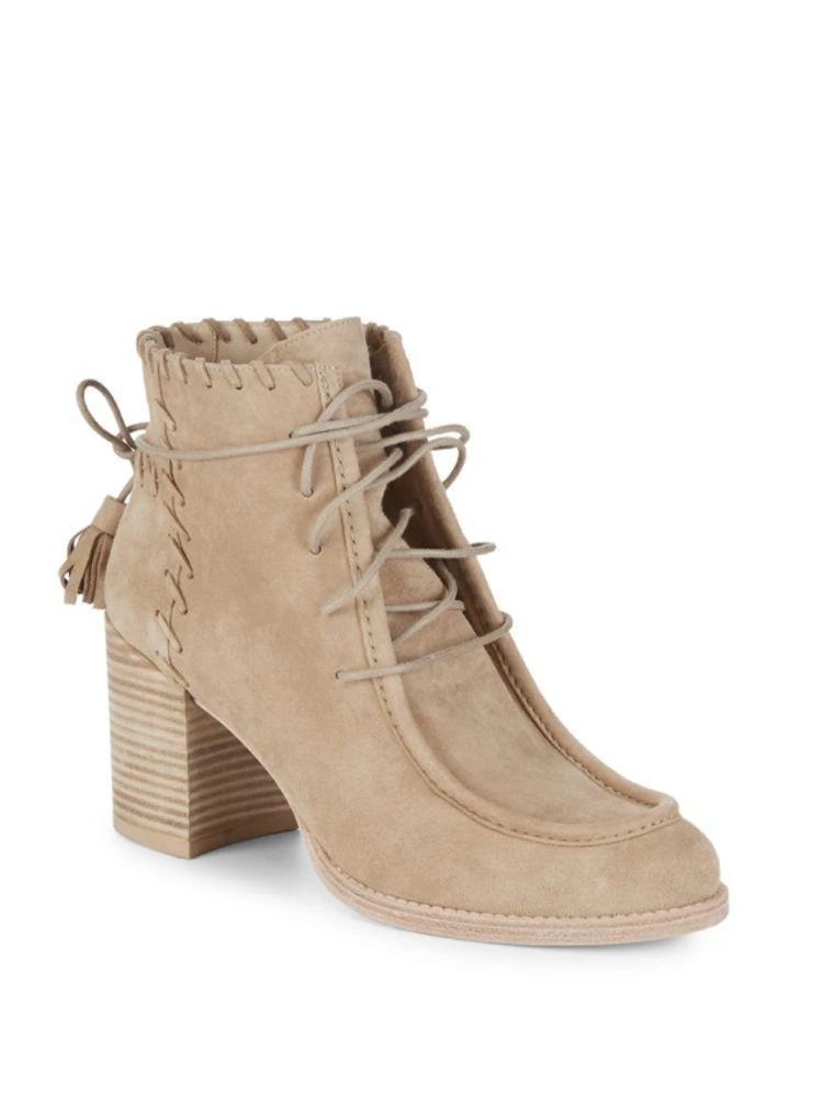 Wallawalla Suede Block Heel Booties 商品