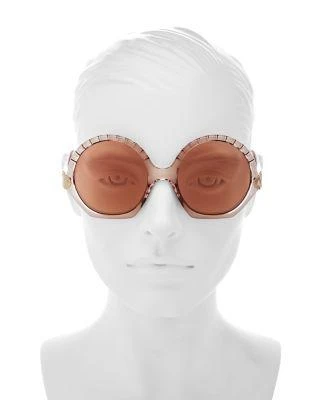 商品Chloé|Women's Round Sunglasses, 56mm,价格¥2691,第2张图片详细描述