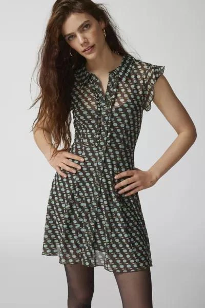 商品Urban Outfitters|UO Violet Printed Mini Dress,价格¥266,第1张图片