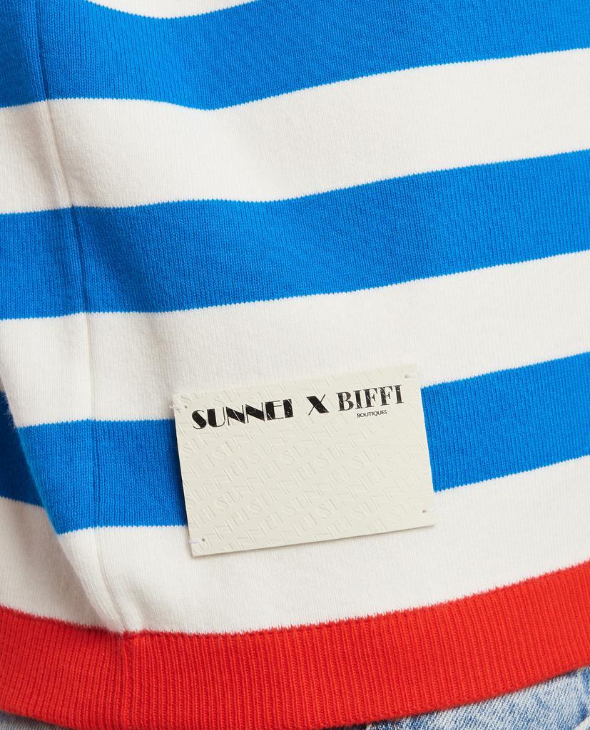 商品SUNNEI|Striped cotton T-shirt Sunnei x Biffi,价格¥1118,第6张图片详细描述