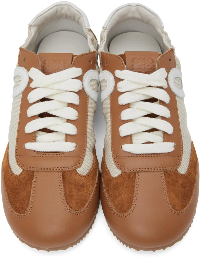 商品Loewe|Beige & Tan Ballet Runner Sneakers,价格¥5619,第5张图片详细描述