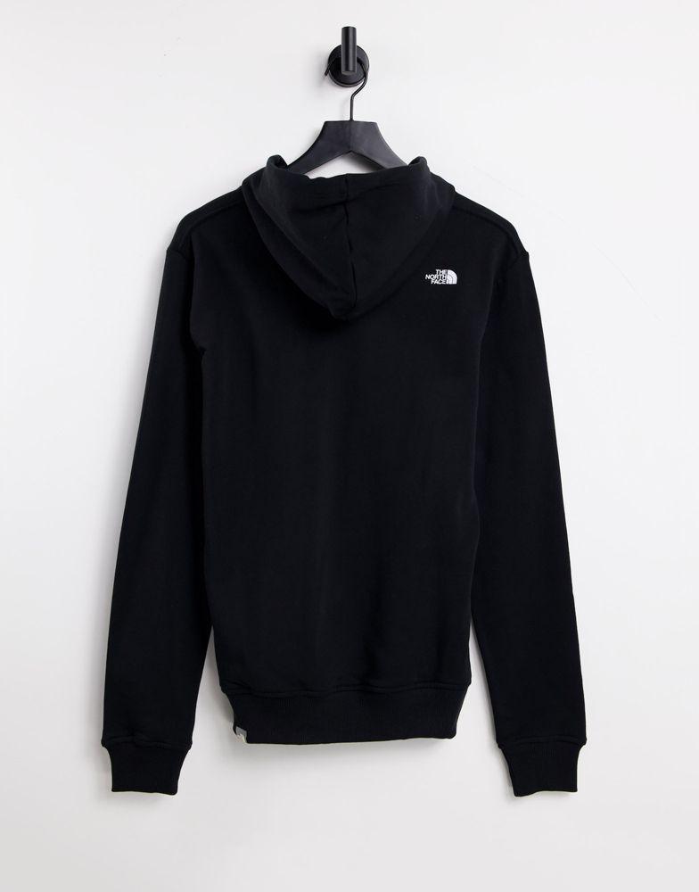 The North Face Front Peak hoodie in black Exclusive at ASOS商品第2张图片规格展示