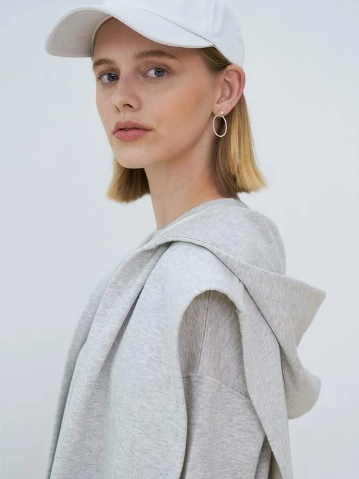 商品RENEJ|Hood Sweat Shirt Shawl,价格¥559,第2张图片详细描述