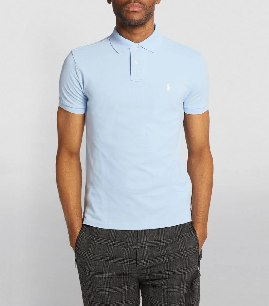 商品Ralph Lauren|Cotton Mesh Slim-Fit Polo Shirt,价格¥618,第3张图片详细描述