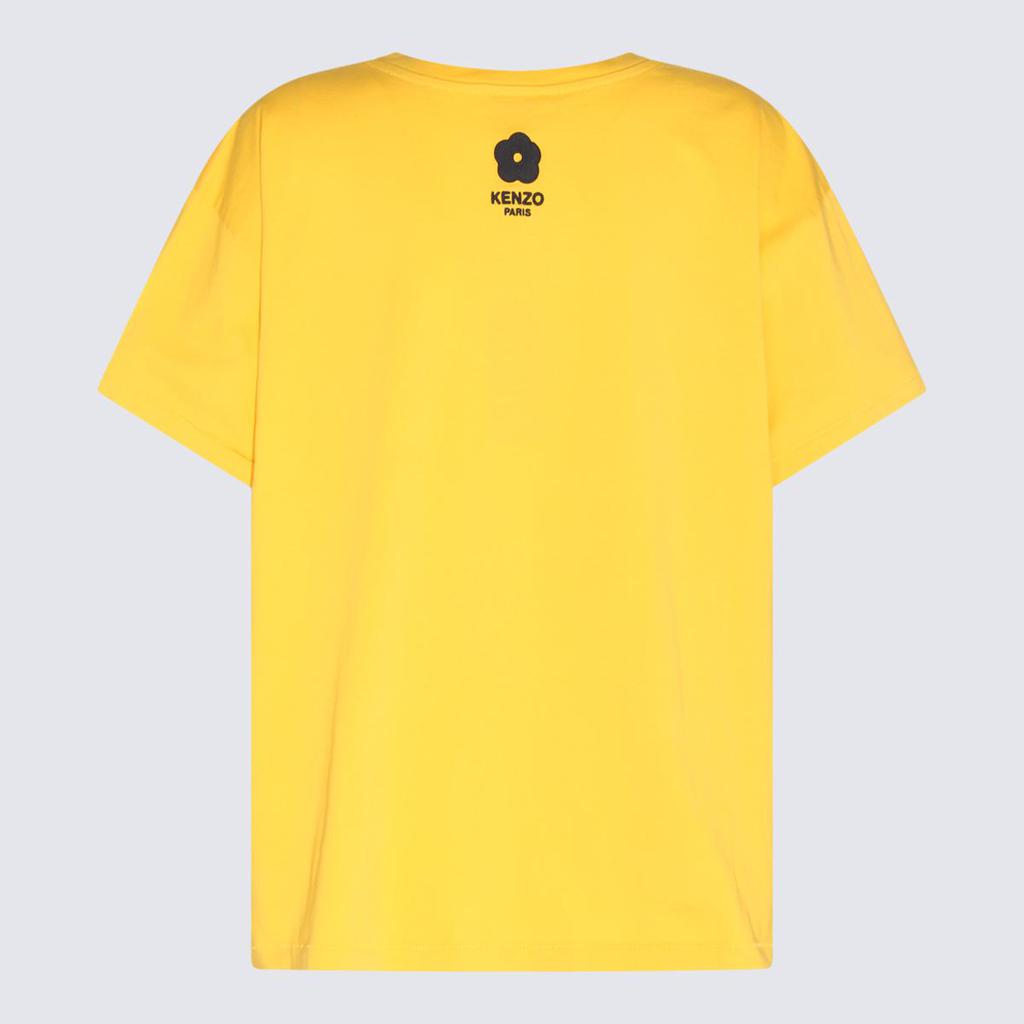 KENZO YELLOW COTTON T-SHIRT商品第2张图片规格展示