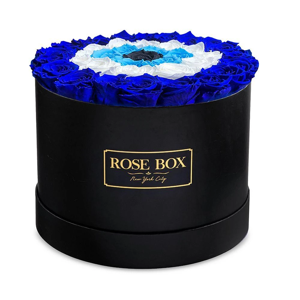 商品Rose Box NYC|Large Round Box with Evil Eye of Roses,价格¥4104,第1张图片详细描述