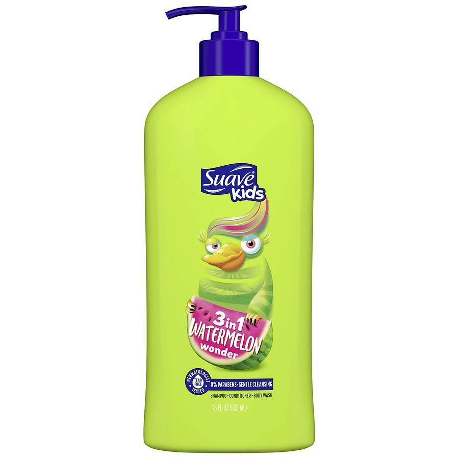 商品Suave|3in1 Shampoo Conditioner Body Wash Watermelon Wonder,价格¥42,第1张图片