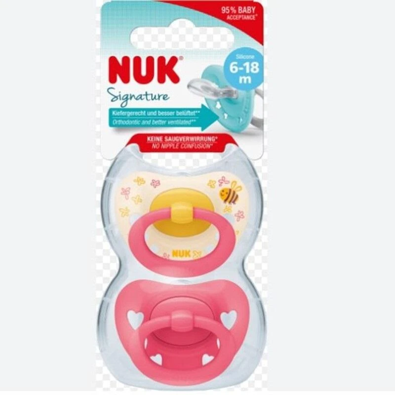 商品NUK|NUK 硅胶安抚奶嘴 （6-18 个月）,价格¥79,第1张图片