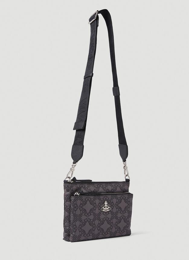 Penny Double Pouch Crossbody Bag in Grey商品第2张图片规格展示