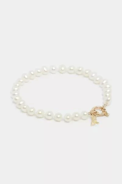 商品Deux Lions Jewelry|Deux Lions Jewelry Louis Pearl + Solid Gold Bracelet,价格¥3110,第1张图片