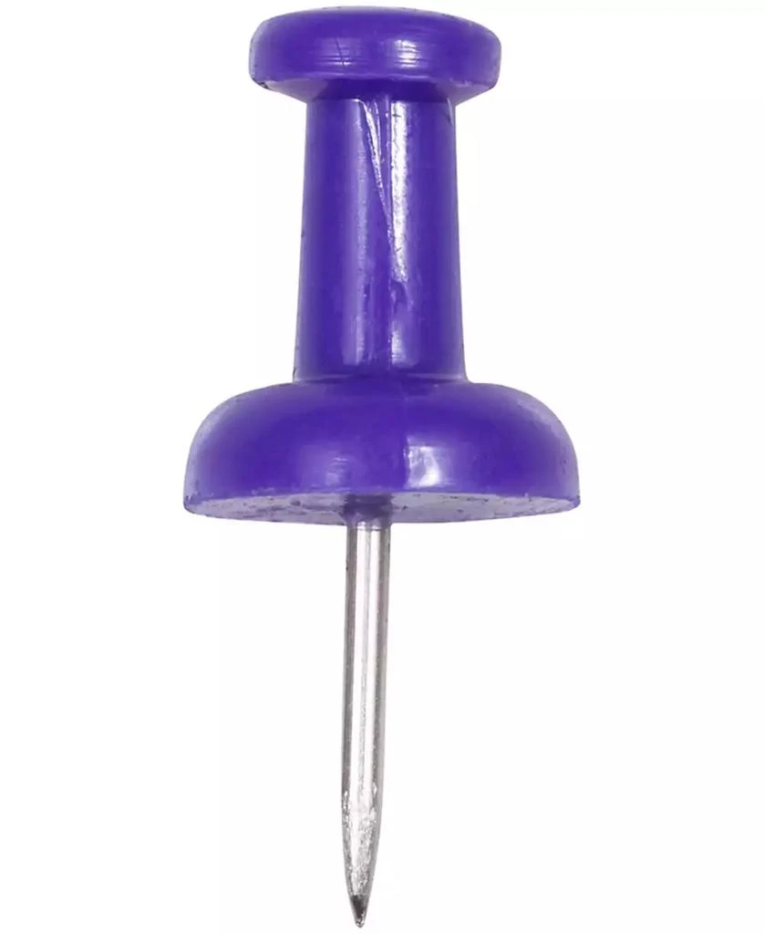商品JAM Paper|Colorful Push Pins - Pushpins - 100 Per Pack,价格¥83,第2张图片详细描述