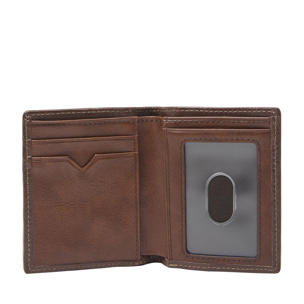 Fossil Men's Mykel Cotton Front Pocket Wallet-Bifold商品第2张图片规格展示