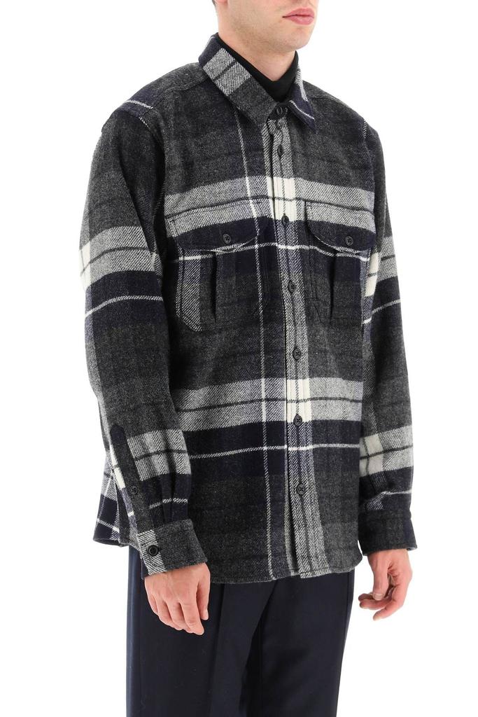 CHECK VIRGIN WOOL FLANNEL SHIRT商品第3张图片规格展示