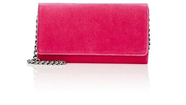 商品Barneys New York|Velvet Chain Wallet,价格¥811,第1张图片